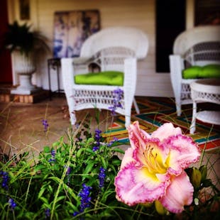 front porch outdoor living space