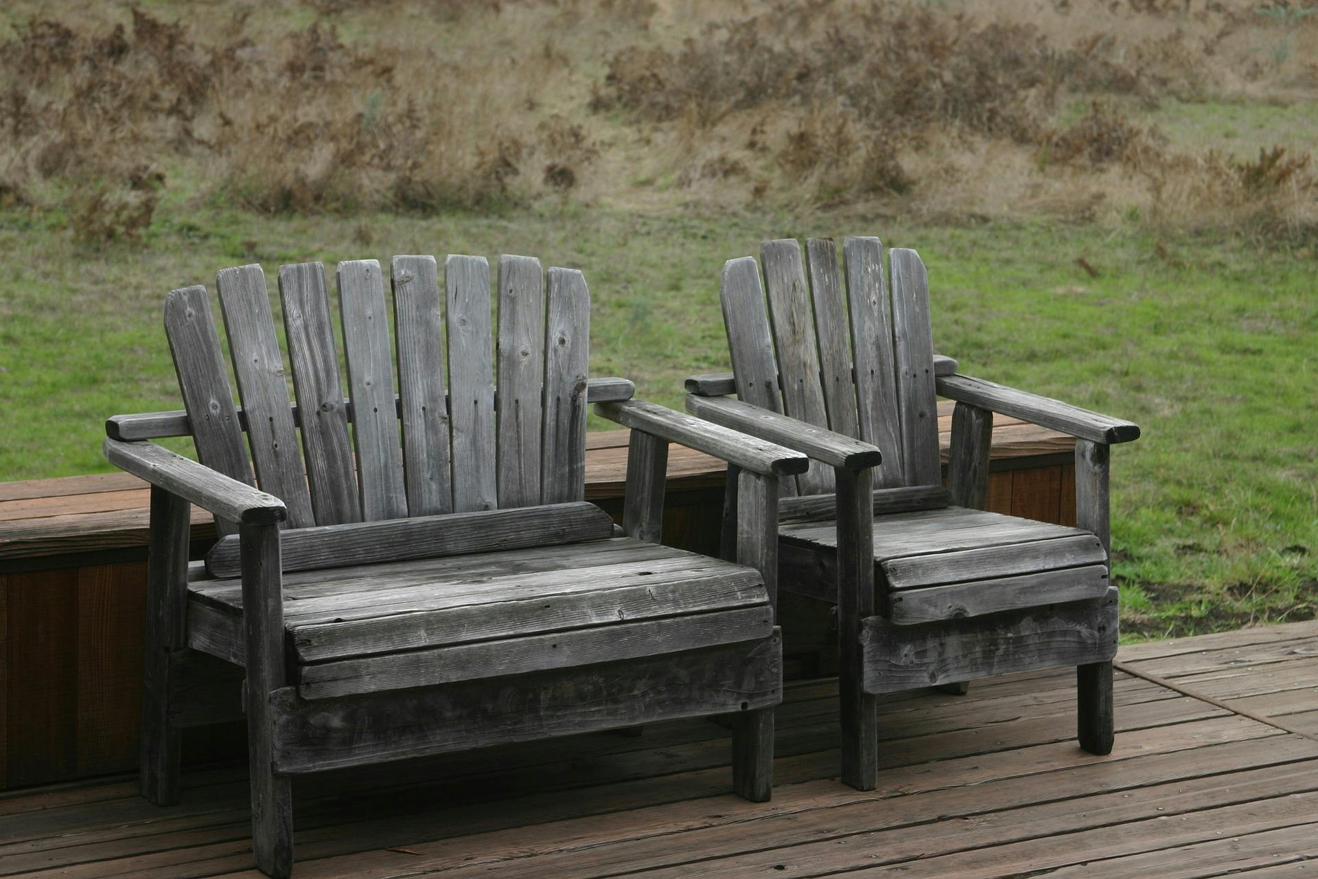 Wooden outdoor furniture