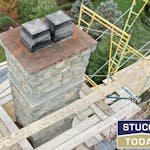 Brick & Stone Veneer Installation - Chestnut Hill, PA - Before