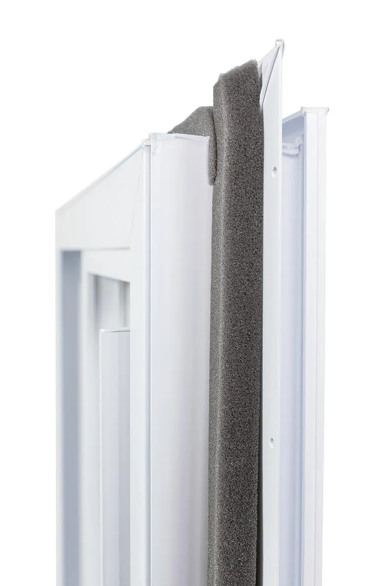 New construction vinyl slider window – view 1
