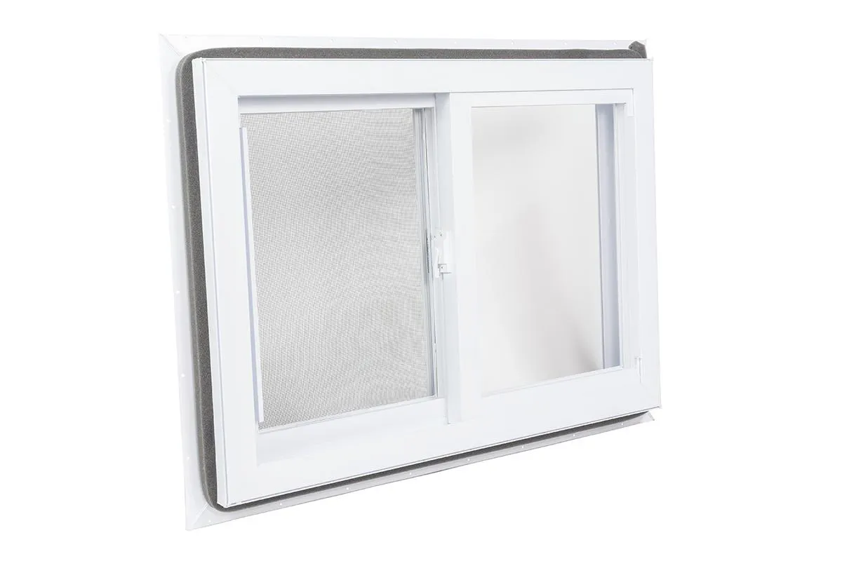 New construction vinyl slider window – view 2