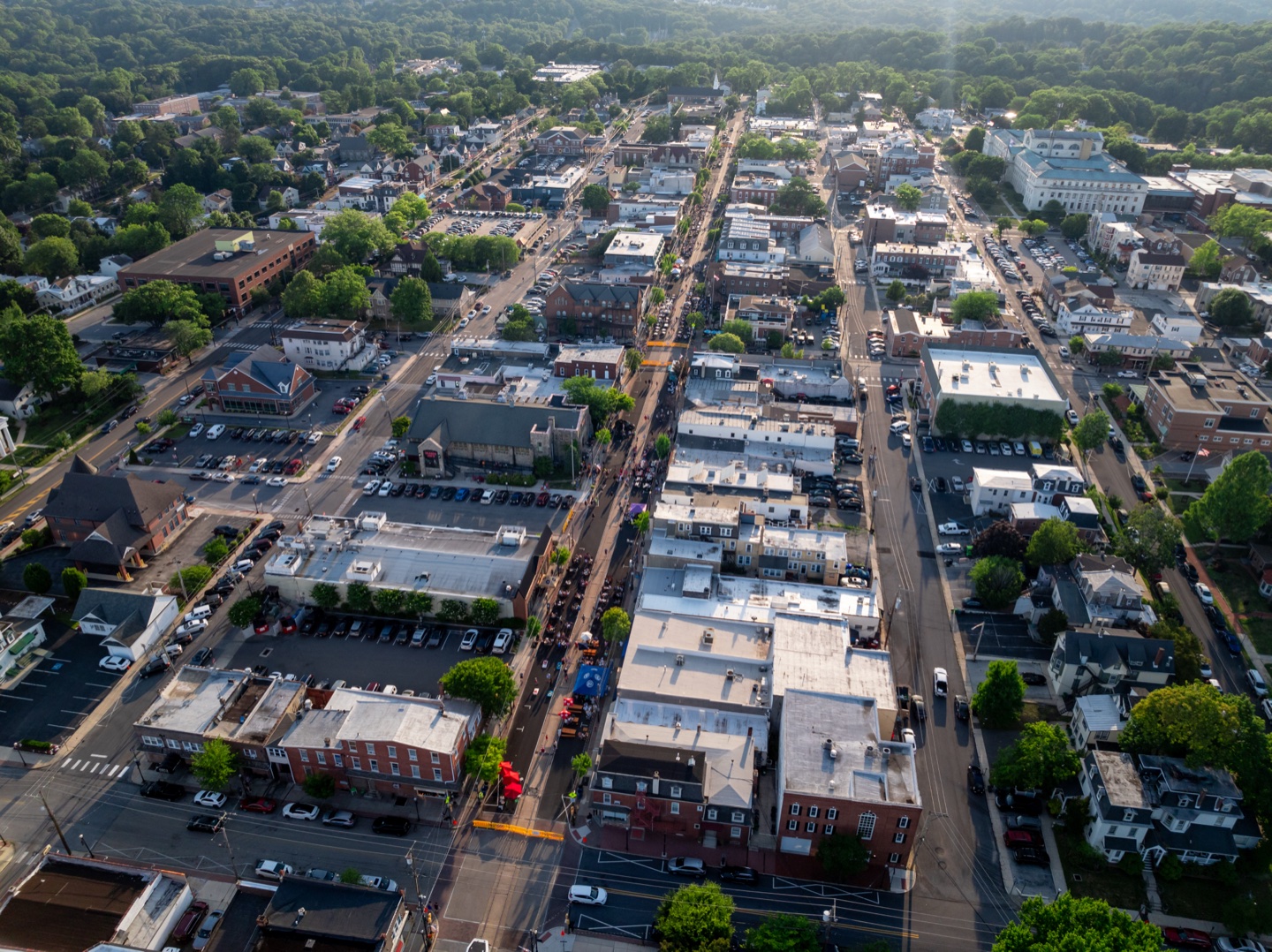 Aerial view of the Greater Media Area