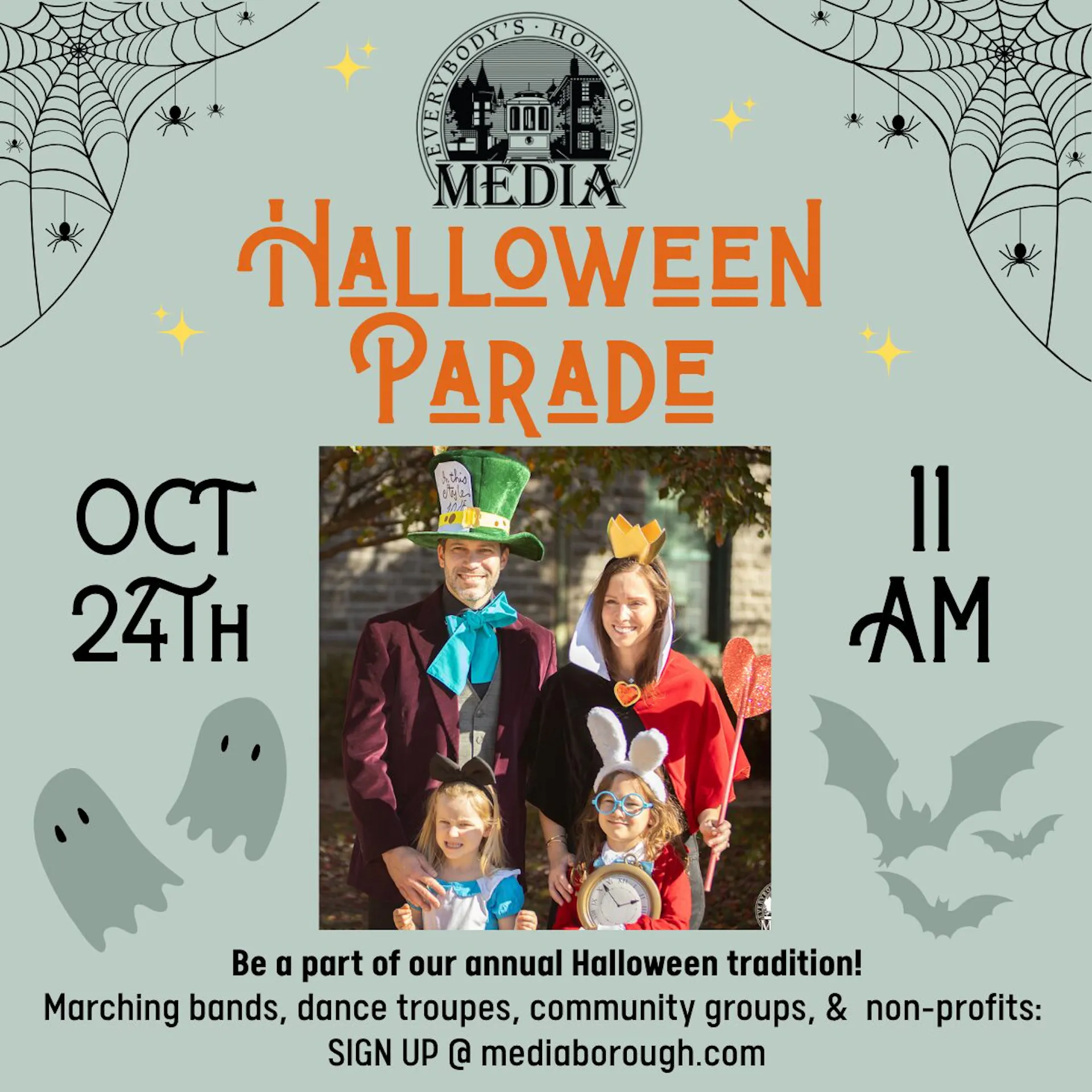 Halloween Parade, October 24 at 11 AM