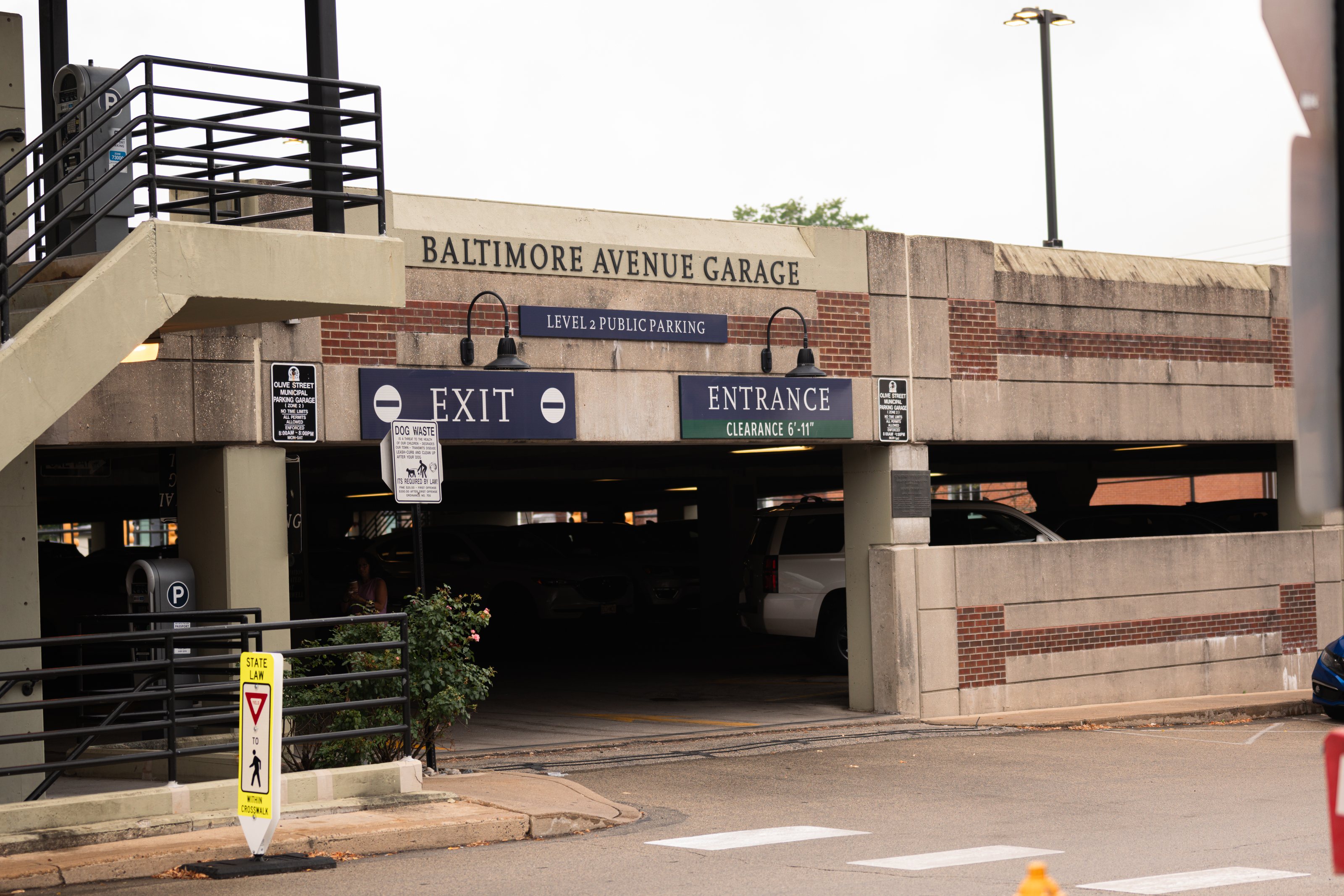 Baltimore Avenue parking garage in Media, PA