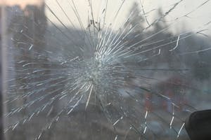 cracked windshield